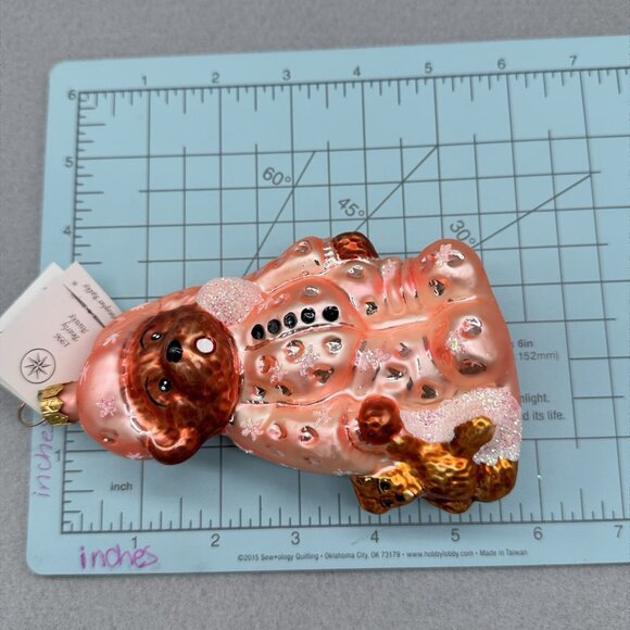 Vintage Christopher Radko Ornament 1996 Bearly Awake Retired Pediatric Cancer - Picture 9 of 9